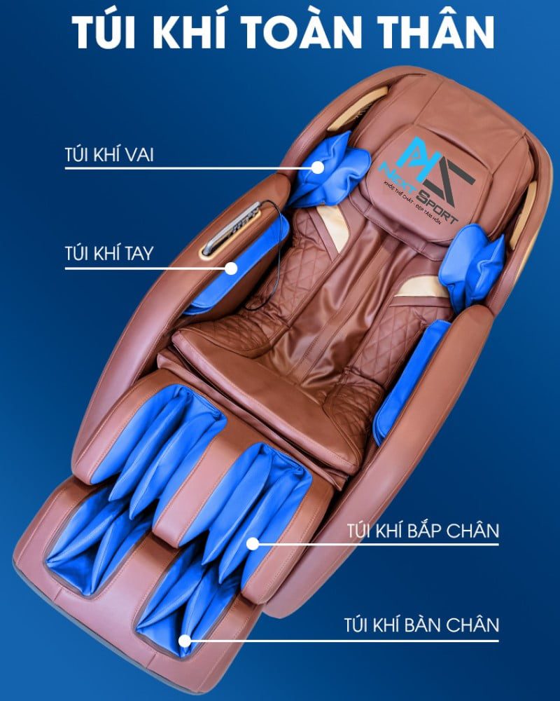 Công nghệ nổi bật khác trên ghế massage NextSport NSC-2600