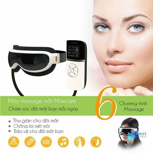 Các chương trình của máy massage mắt Maxcare Max565