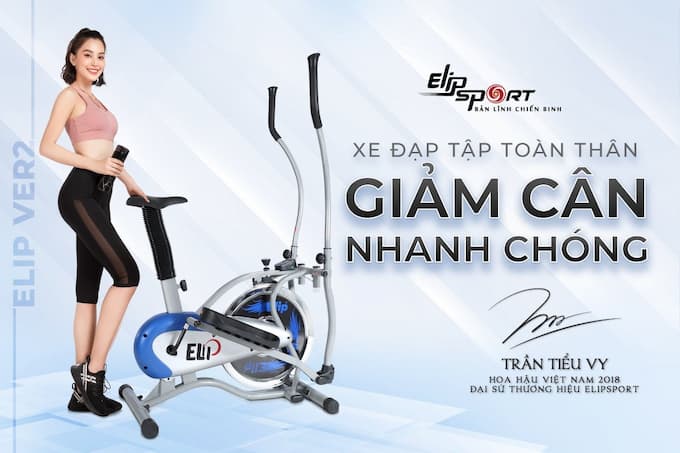 Xe đạp tập thể thao tốt nhất Hồ Chí Minh Elip Phiên bản 2