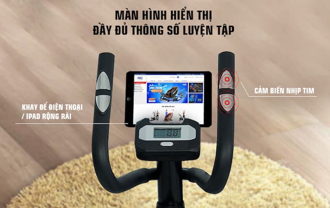 Xe đạp Nextsport EB01 với màn hình hiển thị thông minh